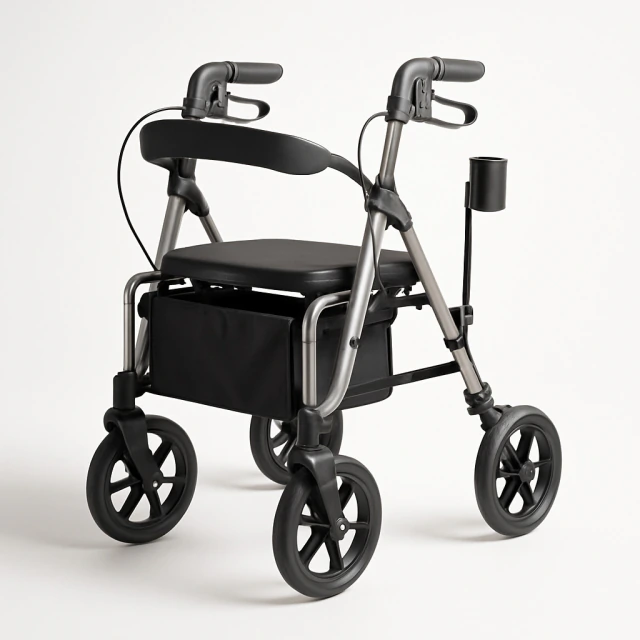 Rollator premium com assento acolchoado JK-410