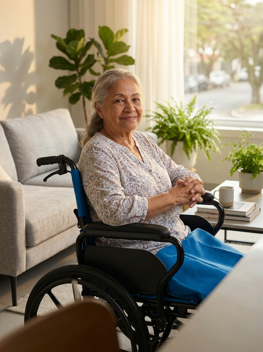 Em casa, com autonomia